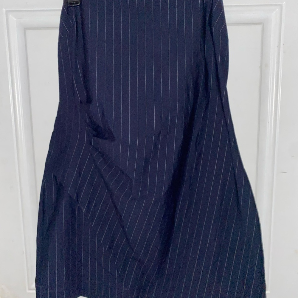 Wild Fable Navy Pinstripe Mini Dress